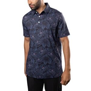 SUNDAY SWAGGER Men's Midnight Golf Polo, Size XXL